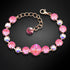Браслет "Apžilbinošs Mirdzums II (Lotus Pink DeLite)" с кристаллами Swarovski™